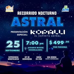 Recorrido Nocturno: Kopalli: El Espíritu Astral (Jueves 25 de Septiembre 7:00 pm)