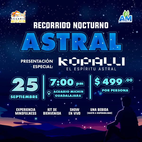 Recorrido Nocturno: Kopalli: El Espíritu Astral (Jueves 25 de Septiembre 7:00 pm)